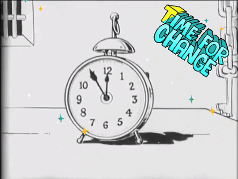 like a clock hitting its alarm, its time for change in your animation art style