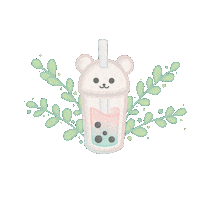 Bear Boba Sticker
