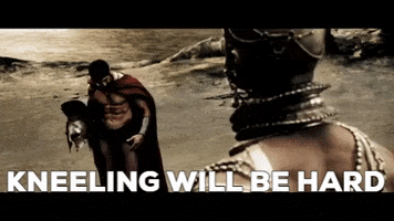 Leonidas Kneeling GIF