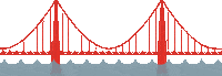 San Francisco California Sticker by Rob Jelinski Studios