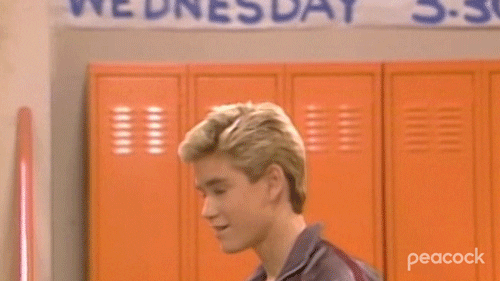 Gif of Zach from Saved by the Bell turning to the camera as an idea lightbulb appears above his head.