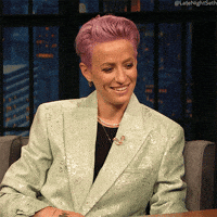 Megan Rapinoe Lol GIF by Late Night with Seth Meyers