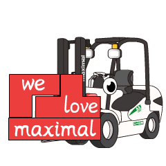 Forklift Sticker by maximalforklift