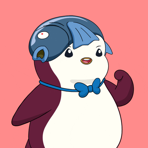 Good Vibes Smile GIF by Pudgy Penguins