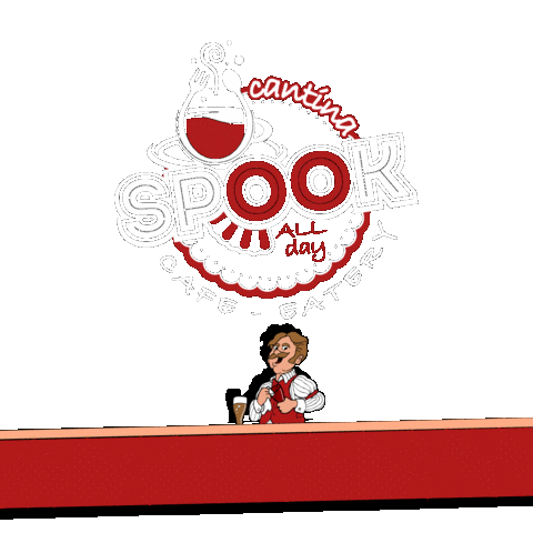 Spook All Day Cafe & Eatery Sticker