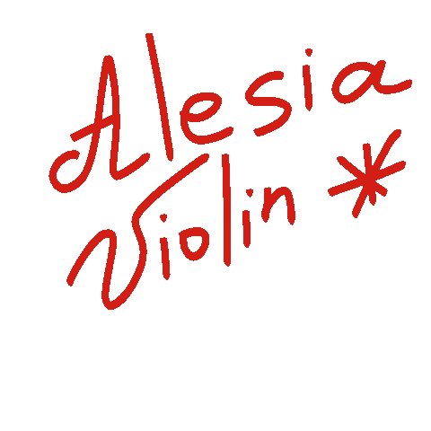 Alesia Violin Sticker