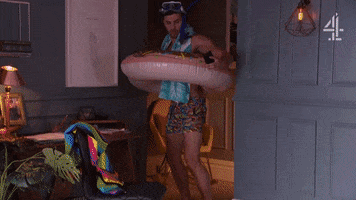 Selfie Swimming GIF by Hollyoaks