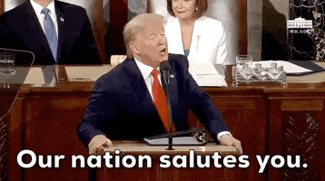 Trump Salute GIFs - Get the best GIF on GIPHY