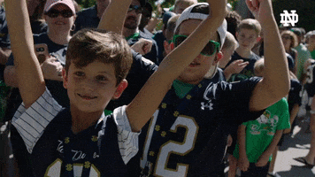 Notre Dame Fans GIF by Notre Dame Fighting Irish