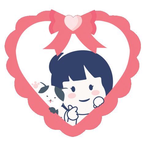 Cat Love Sticker by Skin Cupid