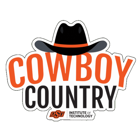 Oklahoma State Go Pokes Sticker by OSU Institute of Technology