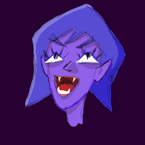 Laugh Vampire GIF by retorquato