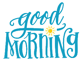 Greeting Good Morning Sticker