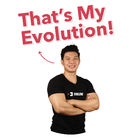 Evolution Sticker by Evolene Official