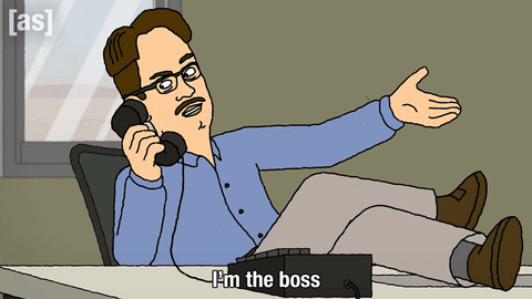 The Boss GIF by Adult Swim by adultswim