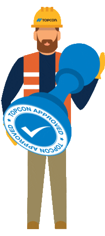 Construction Sticker by Topcon Positioning Systems