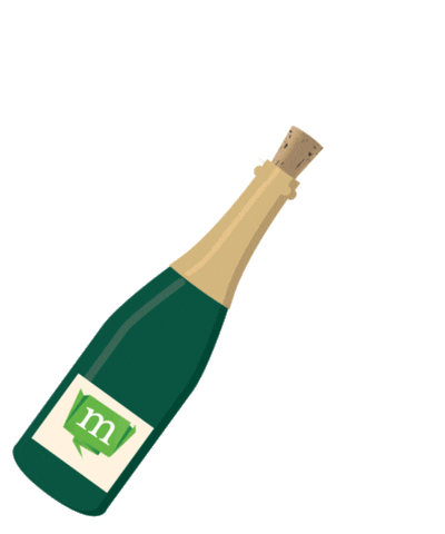 Christmas Champagne Sticker by MijnMarketingcom