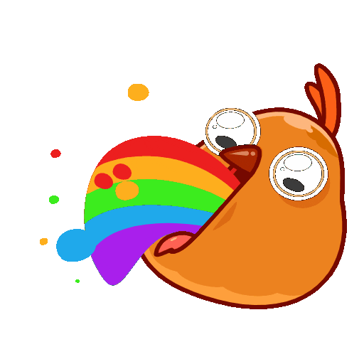 Excited Sticker