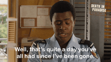 Bad Day Stress GIF by Death In Paradise