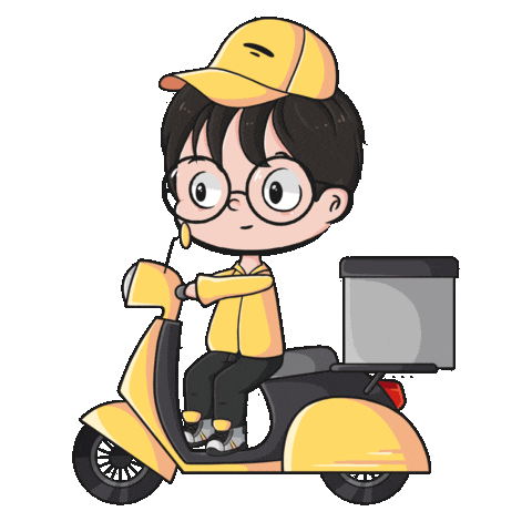 Delivery Motorcycle Sticker