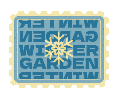 Winter Garden Snow Sticker