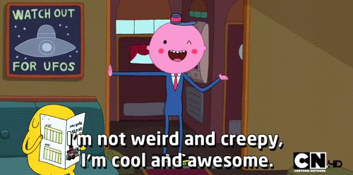  cool adventure time awesome creeper im cool and awesome GIF