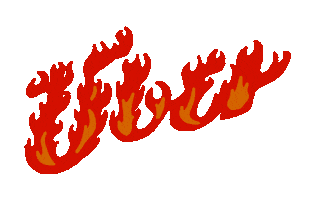 Fire Flames Sticker by ÜBER