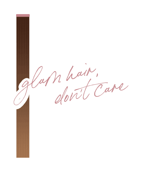 Glam Seamless Hair Extensions Sticker