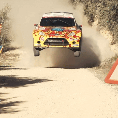 Happy Hurry Up GIF by FIA World Rally Championship