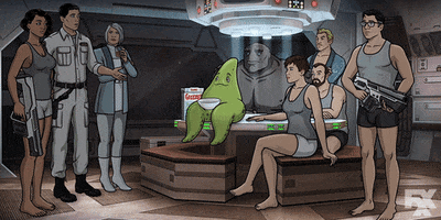 all in agree GIF by Archer