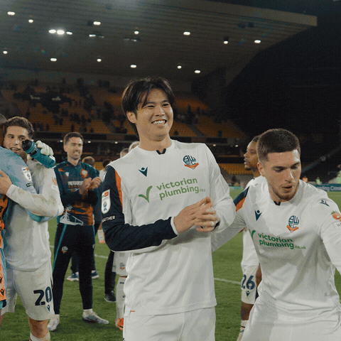 Celebrations GIF by Bolton Wanderers FC