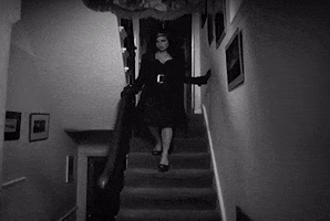 Black And White Stairs GIF by Amy Winehouse