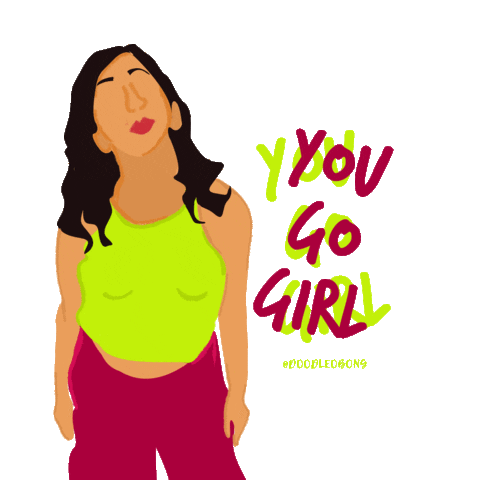 Girl Sticker