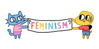 Flag Feminism GIF by nixelpixel