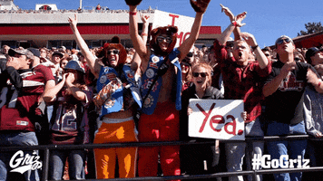 Excited Pumped Up GIF by Montana Grizzlies