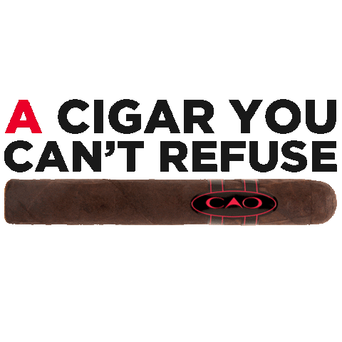 Smoke Cigar Sticker by CAO Cigars