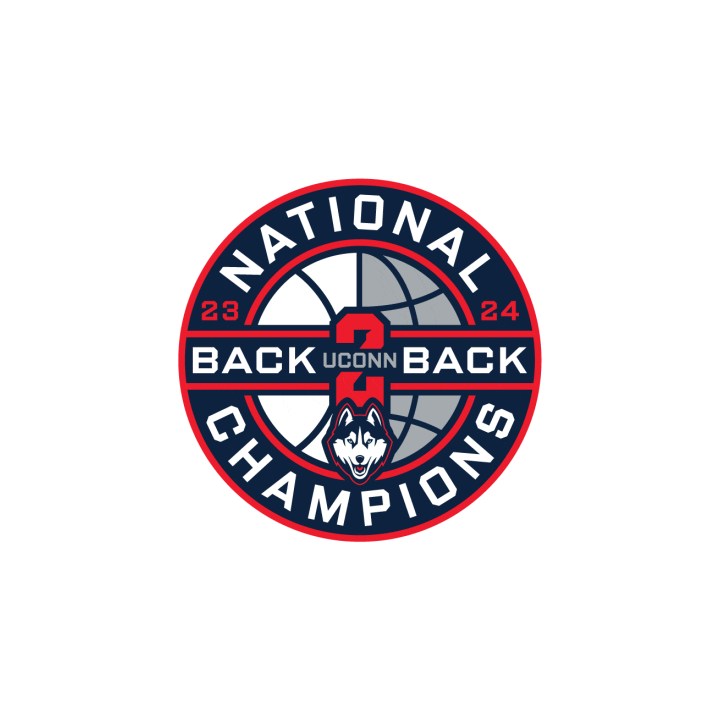 National Champions Logo Sticker by UConn Huskies