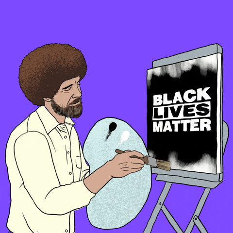 Black Lives Matter Painting GIF by INTO ACTION