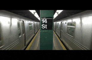 new york city subway GIF