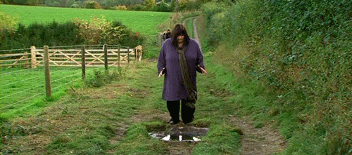 Image result for gif lady in puddle