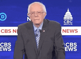 Democratic Debate Idk GIF by Bernie Sanders