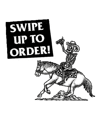 Swipe Up To Order Sticker by Rusty Butcher