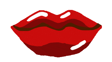 Talking Red Lips Sticker by VJ Suave