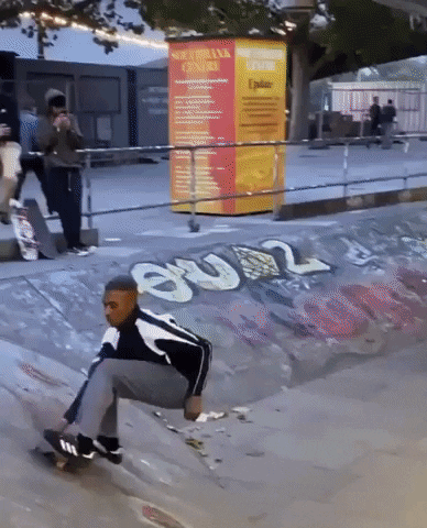 Skateboard Save Acrobatic GIF