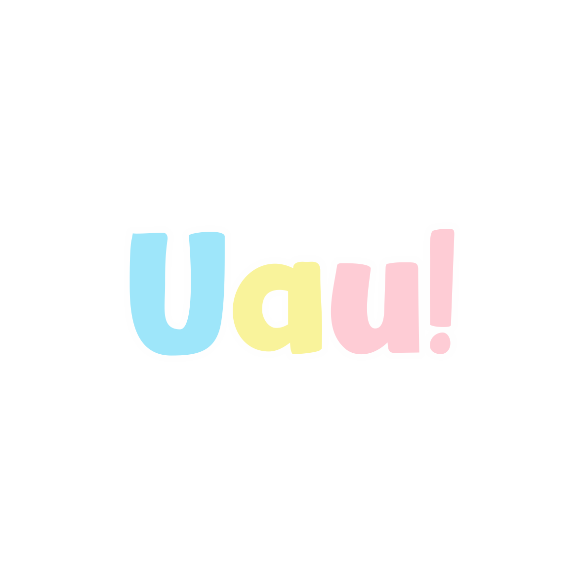 Uau Sticker by Marshmallow Make for iOS & Android | GIPHY
