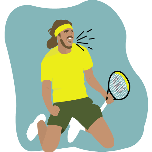 Australian Open Tennis Sticker