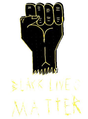 Black Lives Matter Sticker Sticker by Todd Rocheford