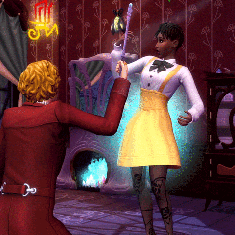 thesims yes magic power witch GIF