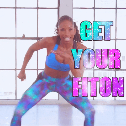 FitOnApp dance fitness workout booty GIF