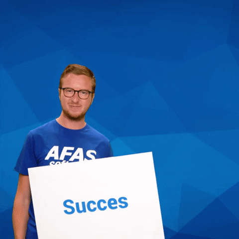 Succes Yes GIF by AFAS Software